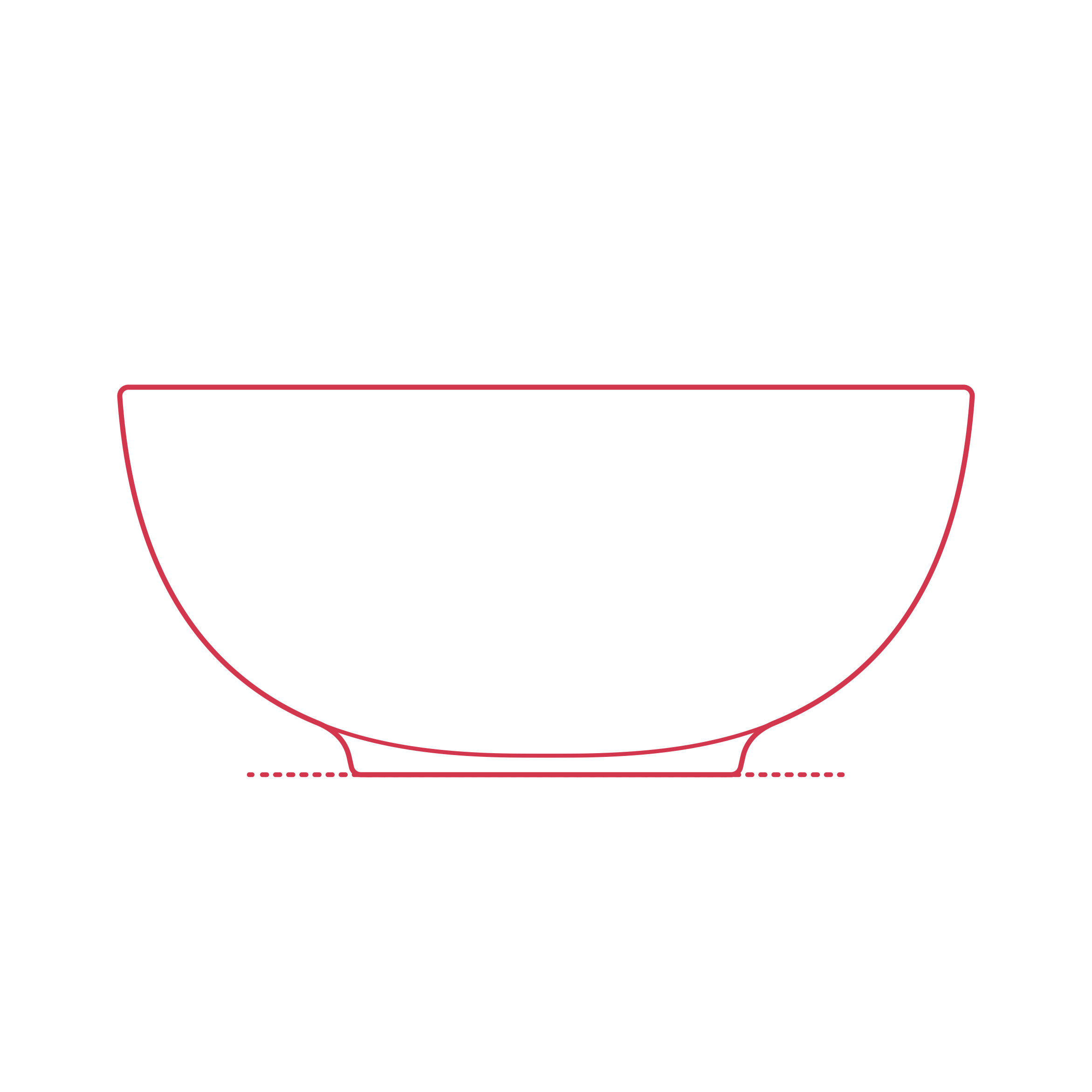 Objects Bowls Ikea 365 Bowl 9 Inch Outline Svg File Free Vectors